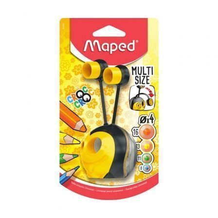 Maped Sacapuntas Croc-Croc Forma de Abeja Doble